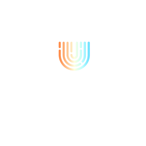 logo uniquely digital white transparent